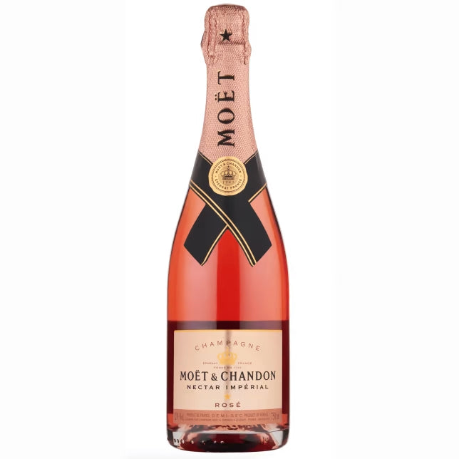 Moet & Chandon Nectar Imperial Rose Champagne Light Up Bottle