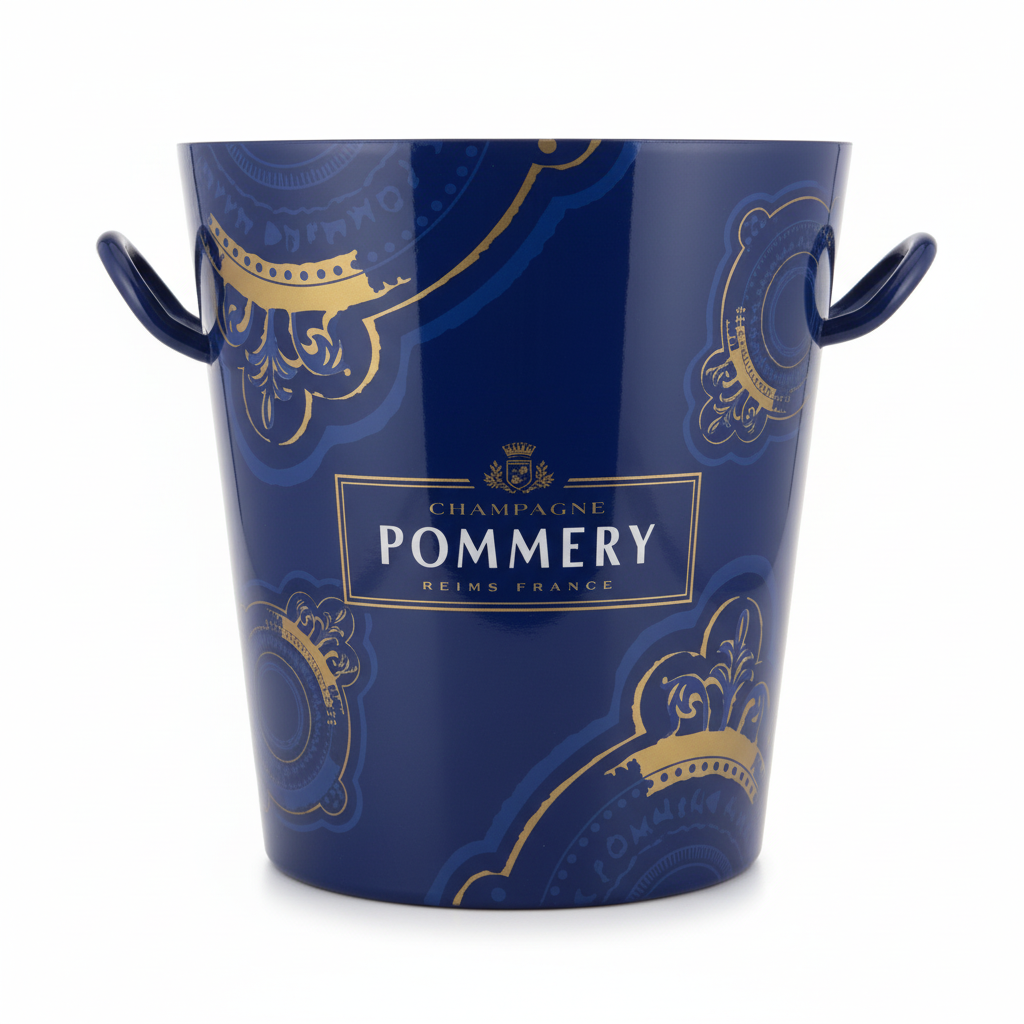 Pommery Champagne Bucket Blue