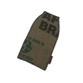 Bottle cover for blindtastings coffee bag material