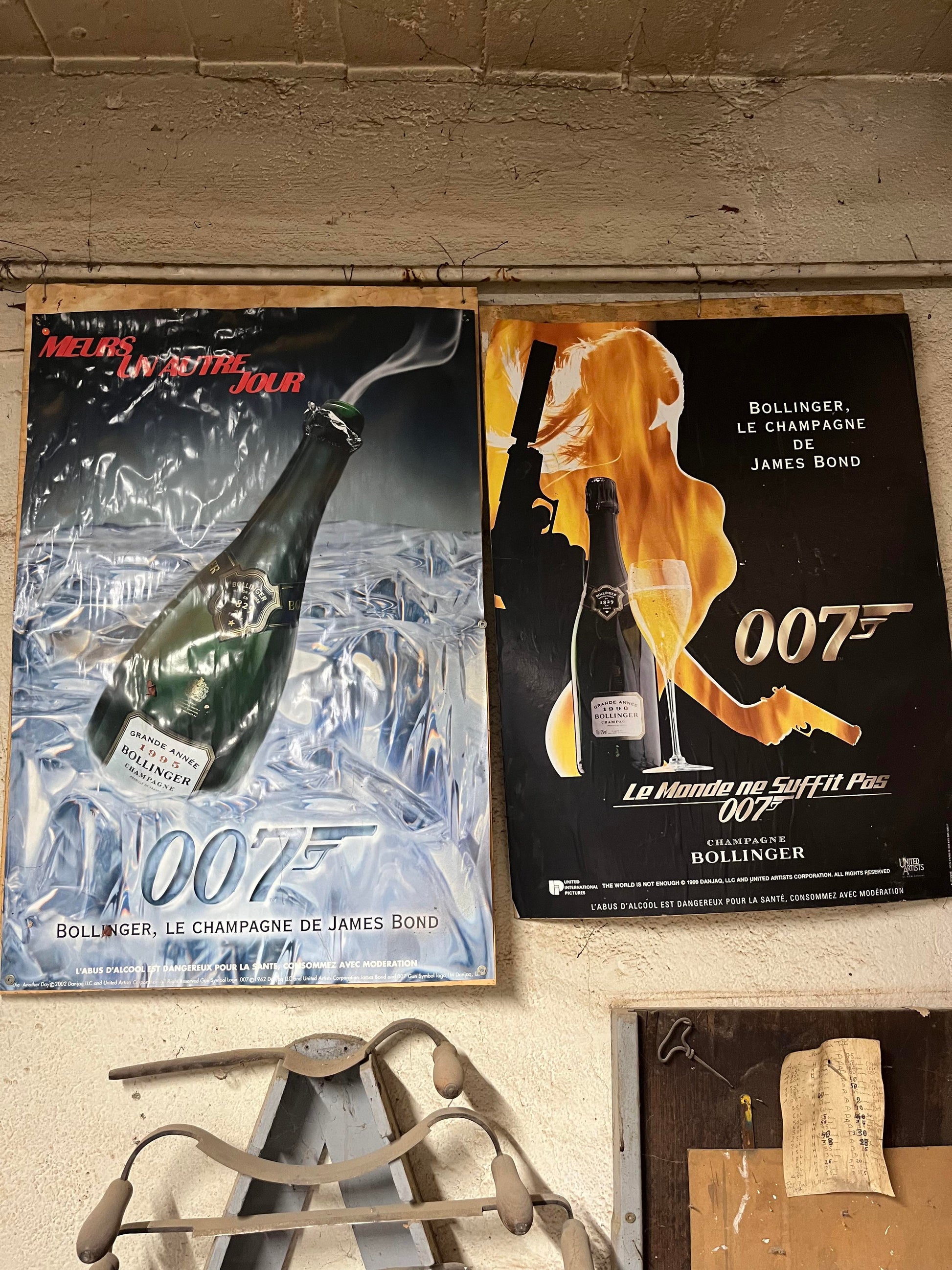 James Bond Champagne - Bollinger - 007 - Vintage posters