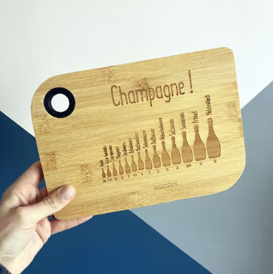 Champagne Size Cutting Board