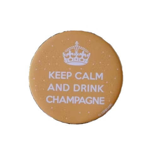 Aimant de réfrigérateur "Keep Calm Drink Champagne"
