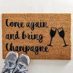 Champagne Doormat - Bring Champagne