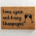 Champagne Doormat - Bring Champagne