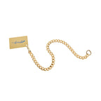 Sabrage Card Gold Chain - champagne season - gold card